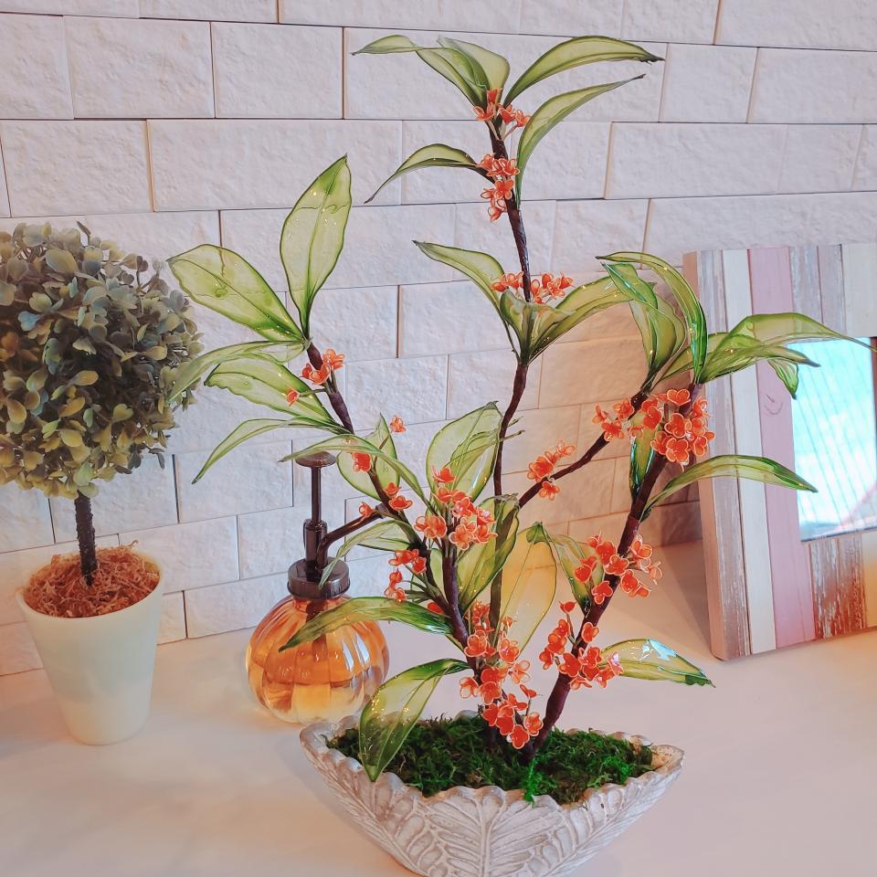 ひーちゃんさま専用アメリカンフラワー クリスマスアレンジ ディップ